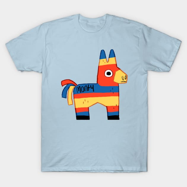 Monty the Pinata T-Shirt by doodledate